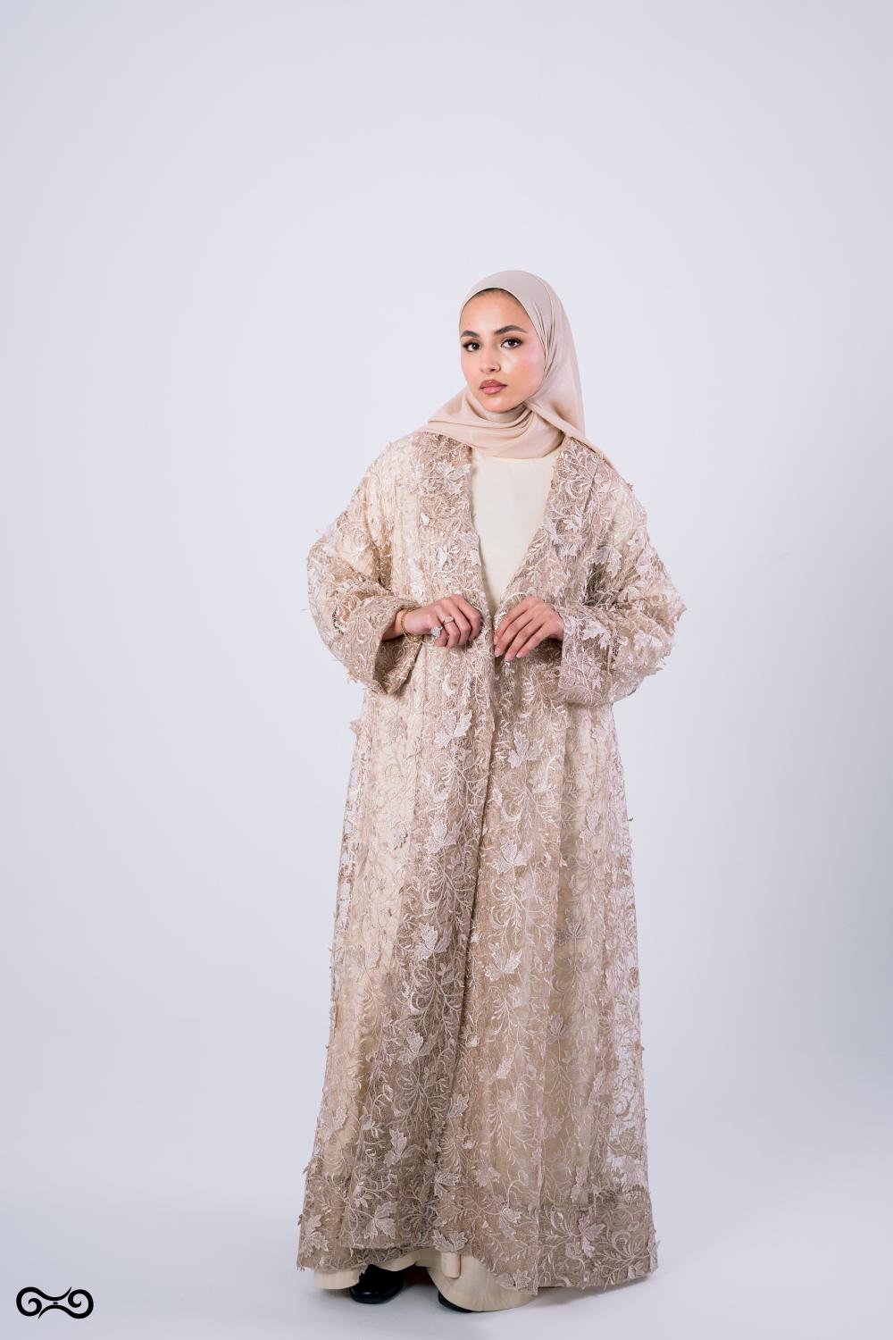 Beige FLORET FUSION Kaftan